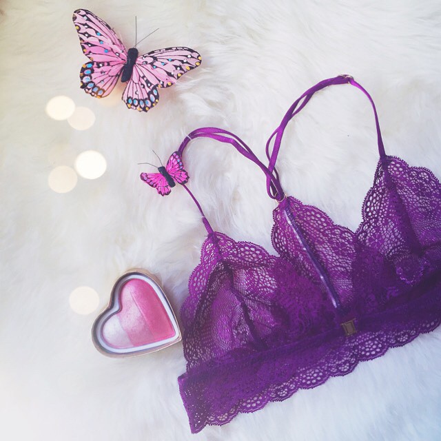 Purple lace and tiny butterflies  pizzo viola e piccole farfalle: un sabato subito primaverile! @asos @asos_it