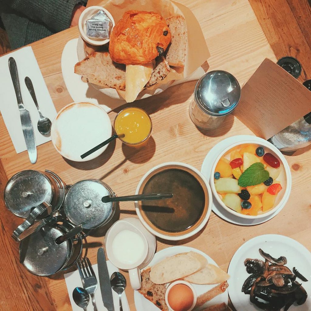A very nice start at #lepainquotidien #ukbreak #breakfast #startyourdayright