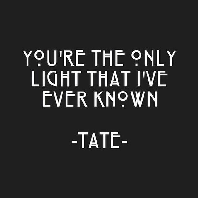 Yep, I'm binge watching #americanhorrorstory  favorite characters? Moira and Tate (his love for Violet is so sweet ❤️)