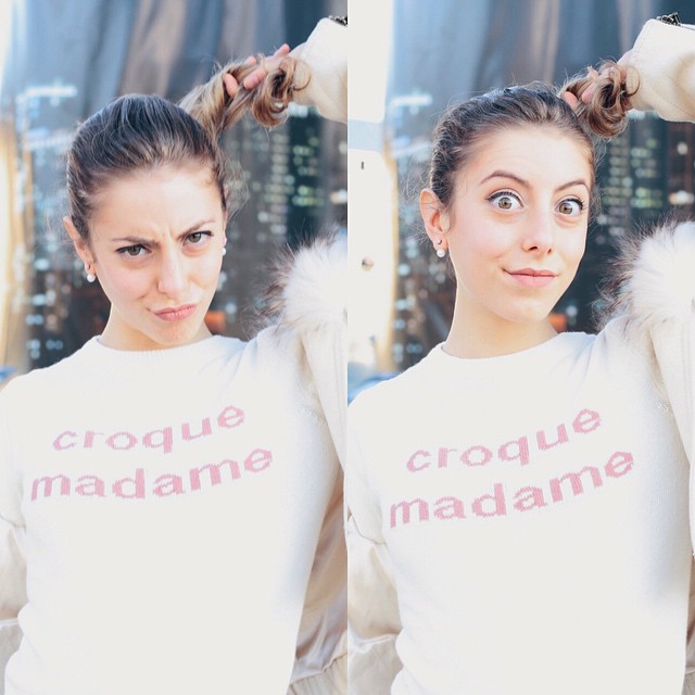 Croque Madame Please  photo credits: @moirapugliese ❤️❤️❤️un pitti stupendo!