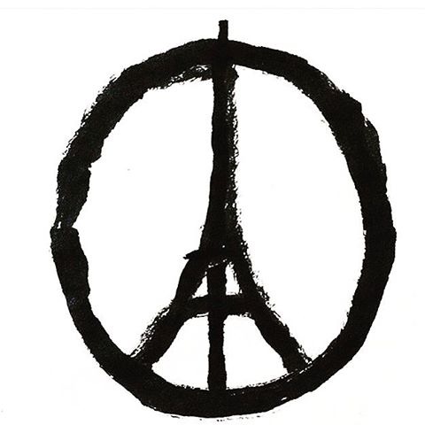 #prayforparis In front of this horror, not words, not signals of hate: solidarity for France.