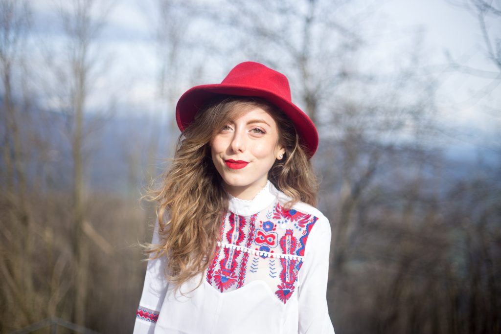 embroidered blouse