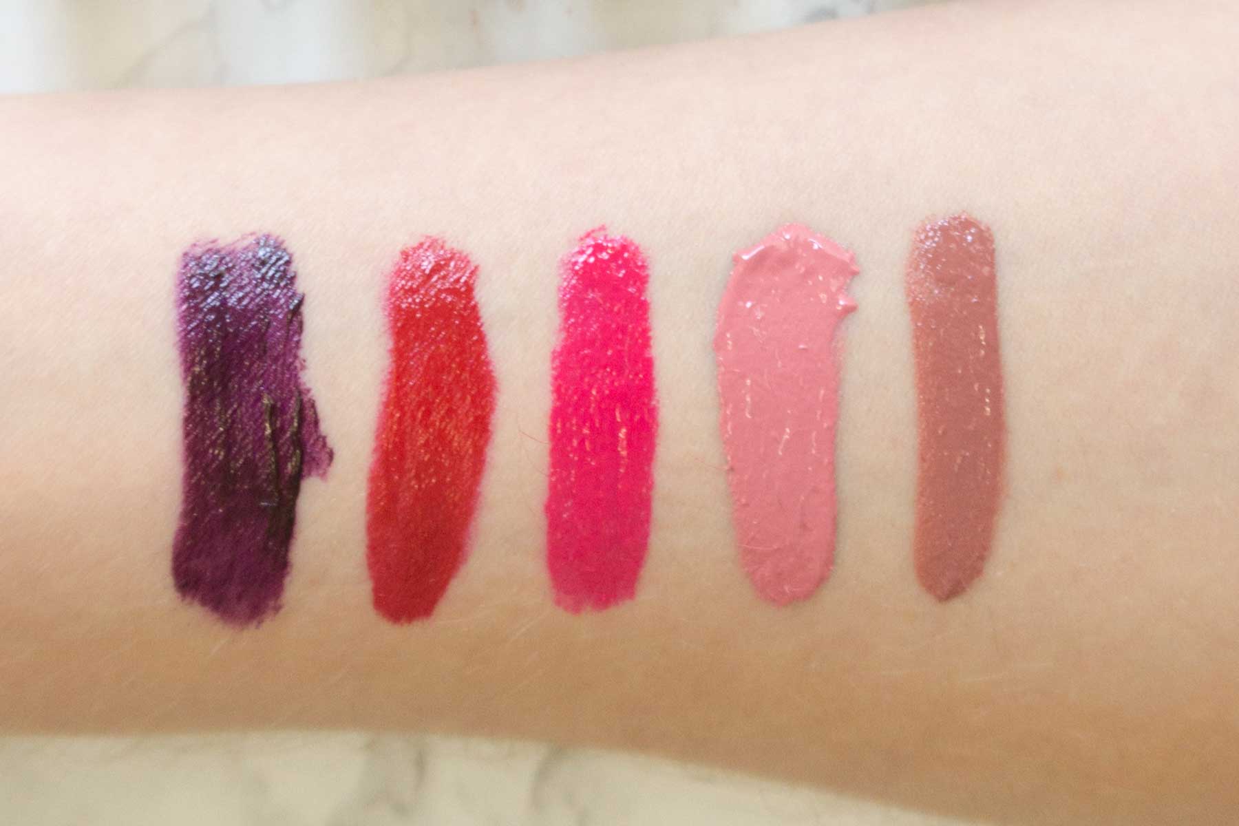 maybelline color drama swatches