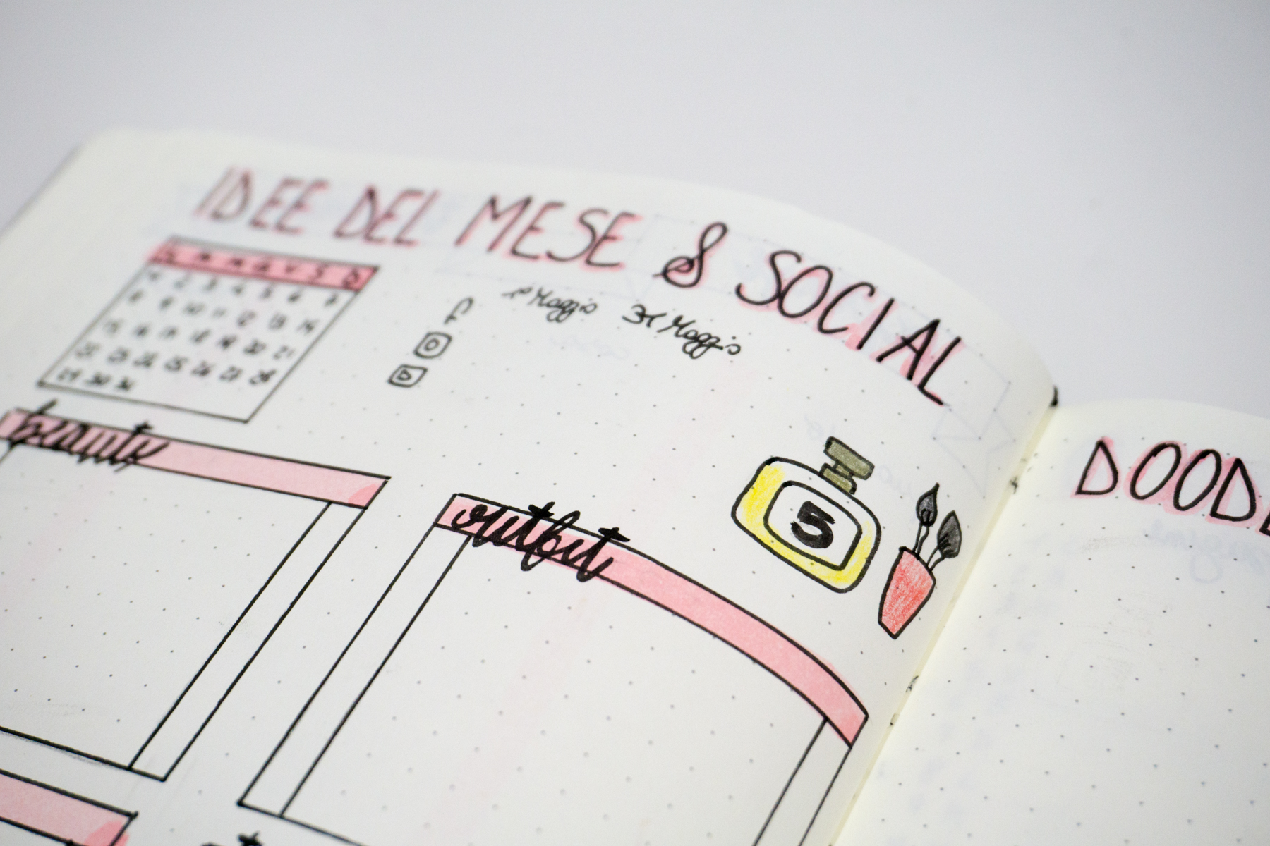 Bullet Journal Plan with me Maggio 2017