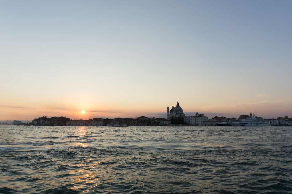 tramonto su piazza san marco venezia