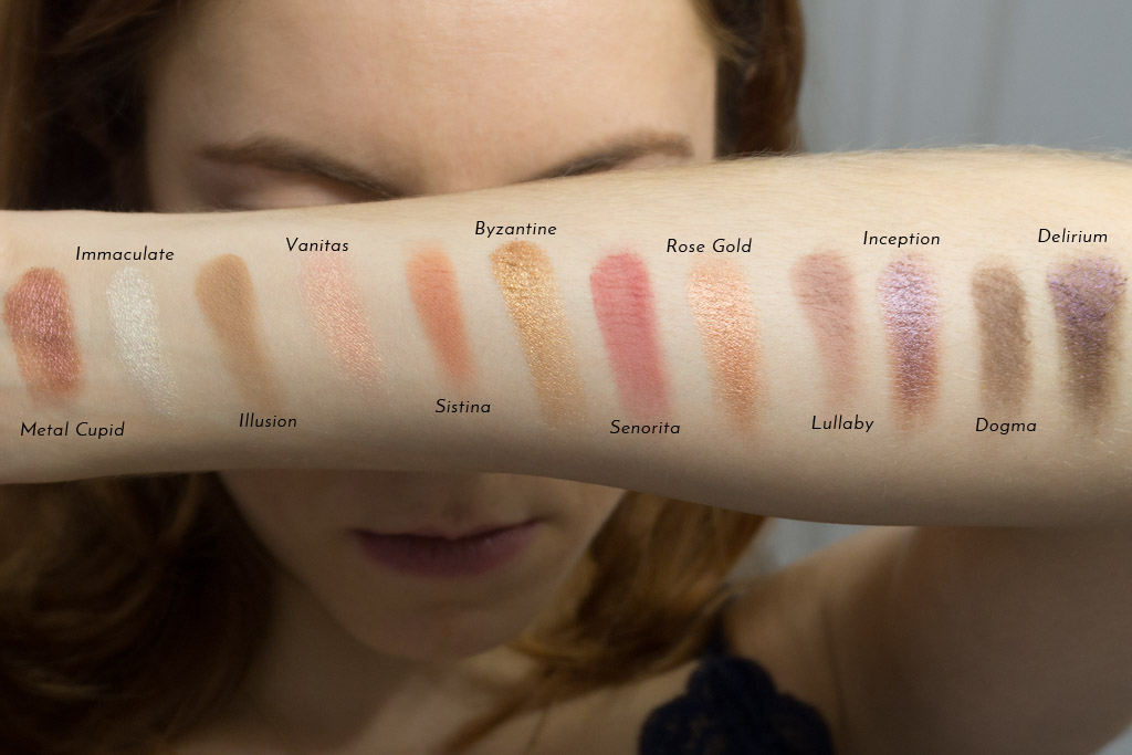 Nabla DREAMY Palette swatches