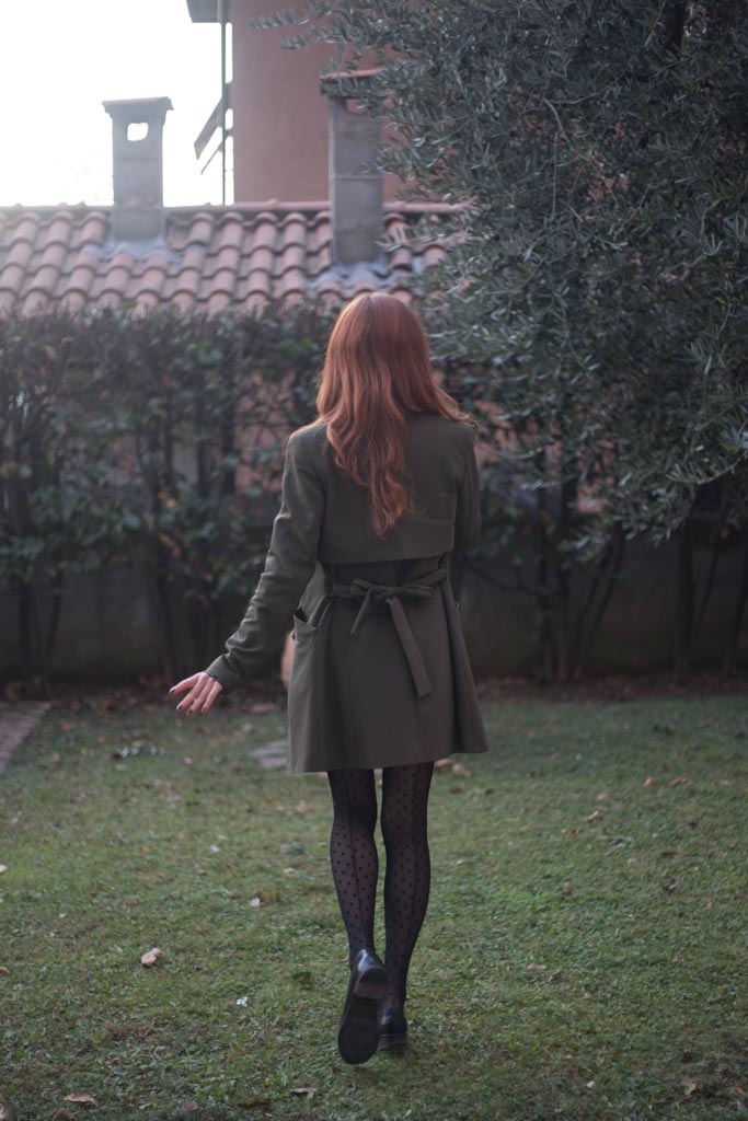 trench verde militare