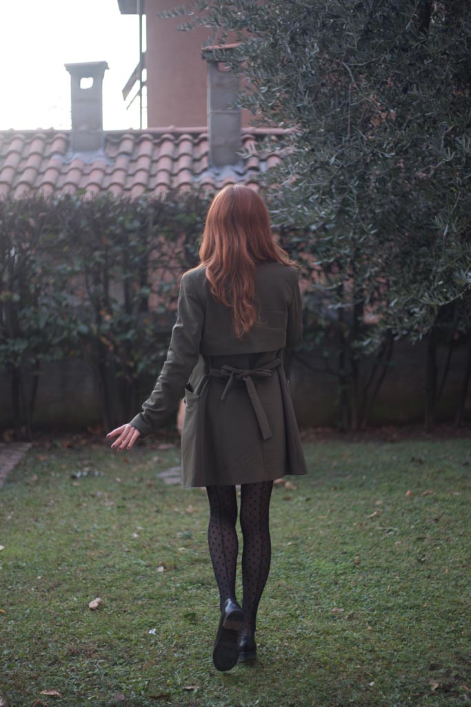 trench verde militare