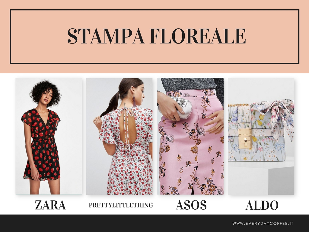 tendenza moda primavera estate 2018 stampa floreale