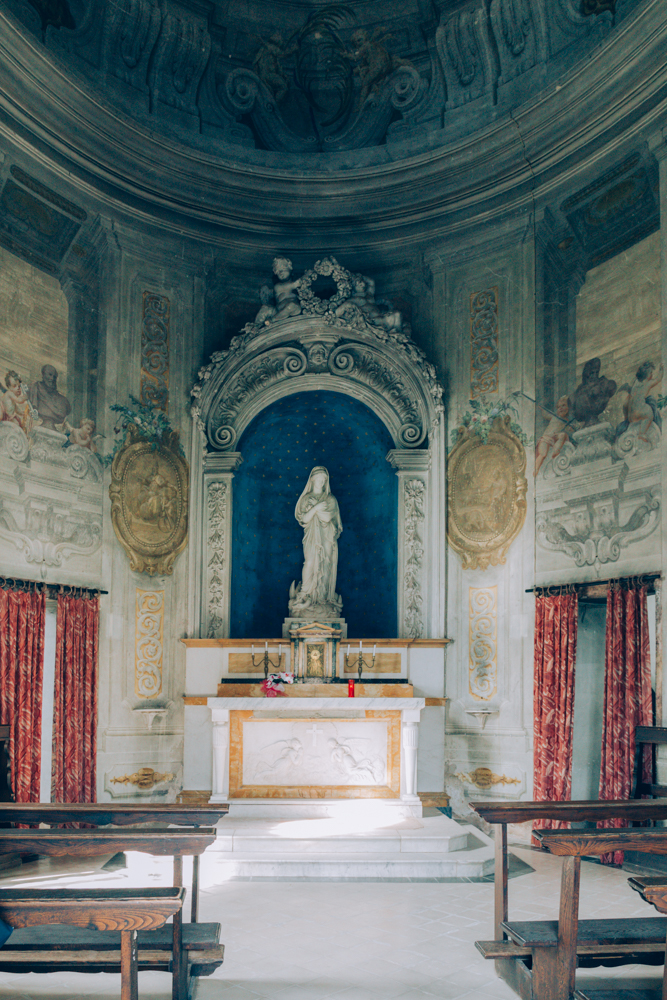 villa rospigliosi pistoia altare