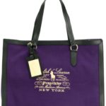 Ultra violet borsa shopper ralph lauren