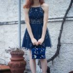 vestito in tulle con stelle