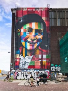 AMSTERDAM murales anna Frank NDSM WARF