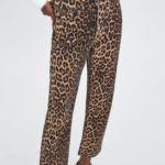 Zara pantaloni animalier