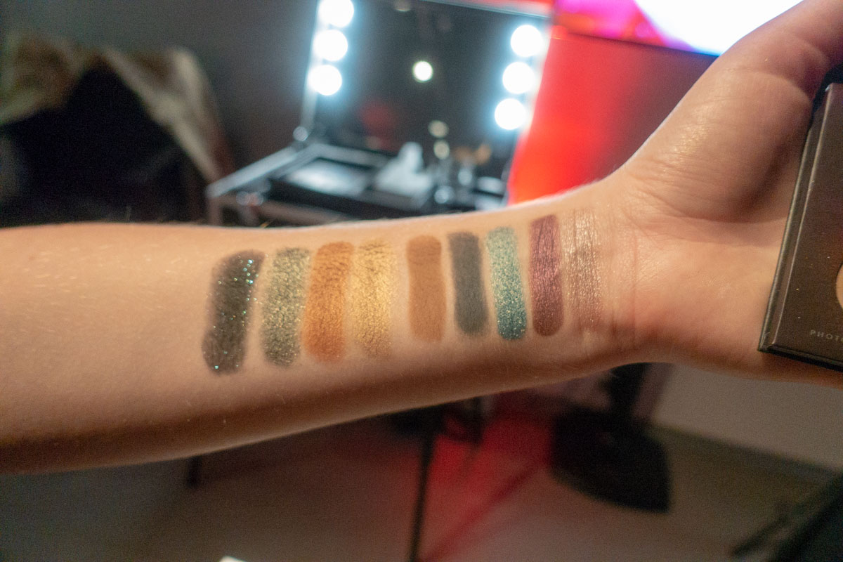 swatches palette Zoeva Natale 2018