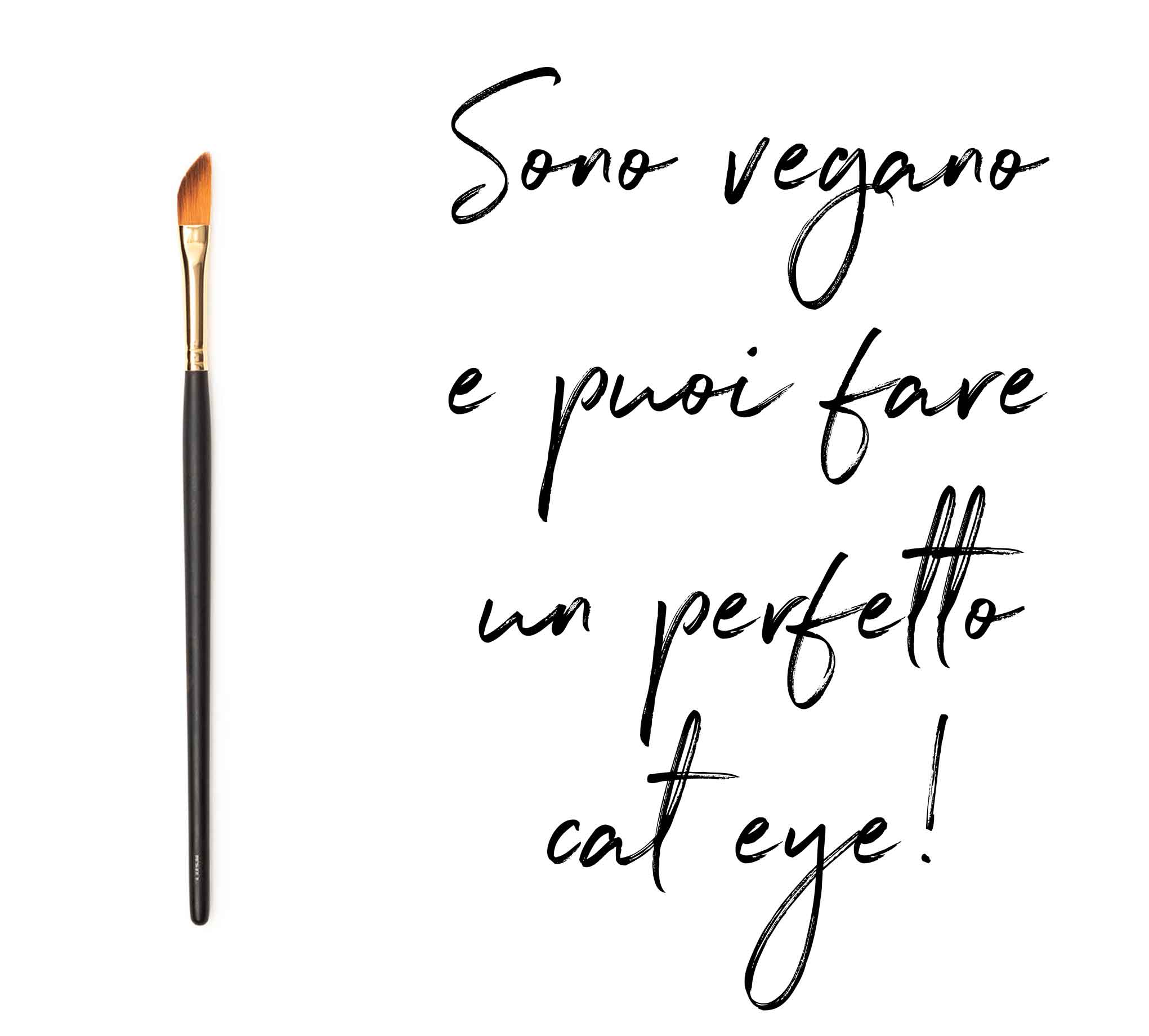 pennello cat eye vegano e cruelty free