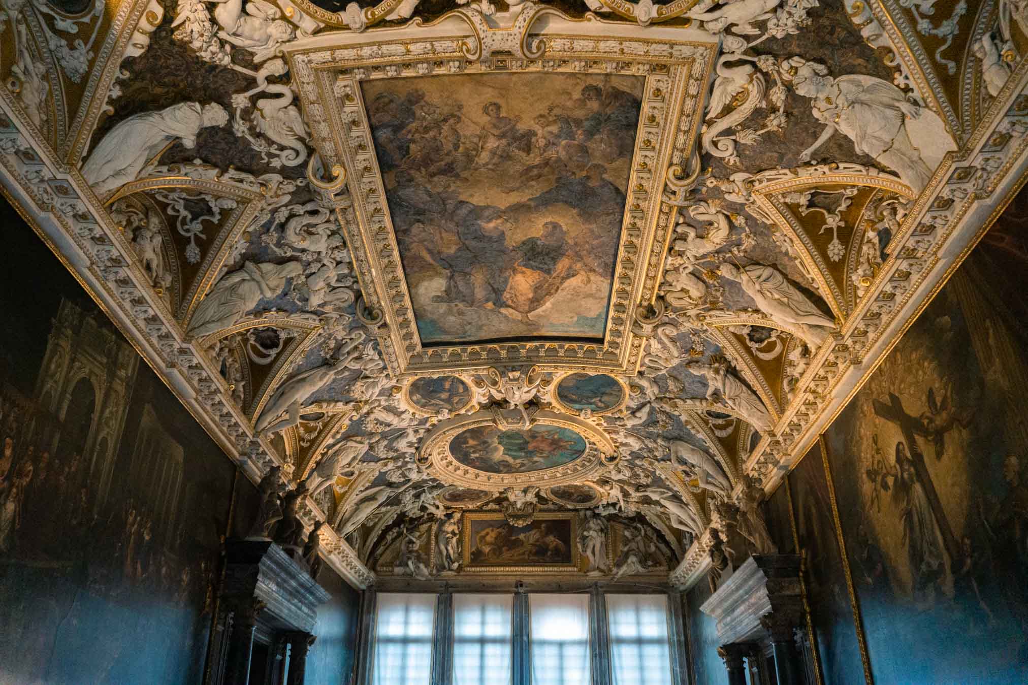 soffitti del museo di palazzo ducale