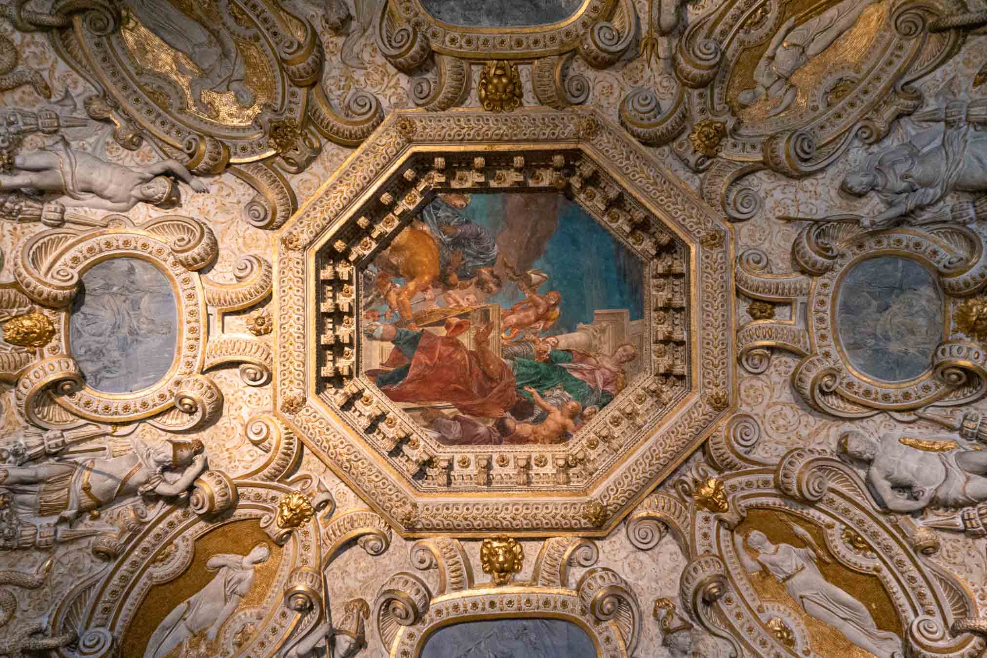 soffitti del museo di palazzo ducale