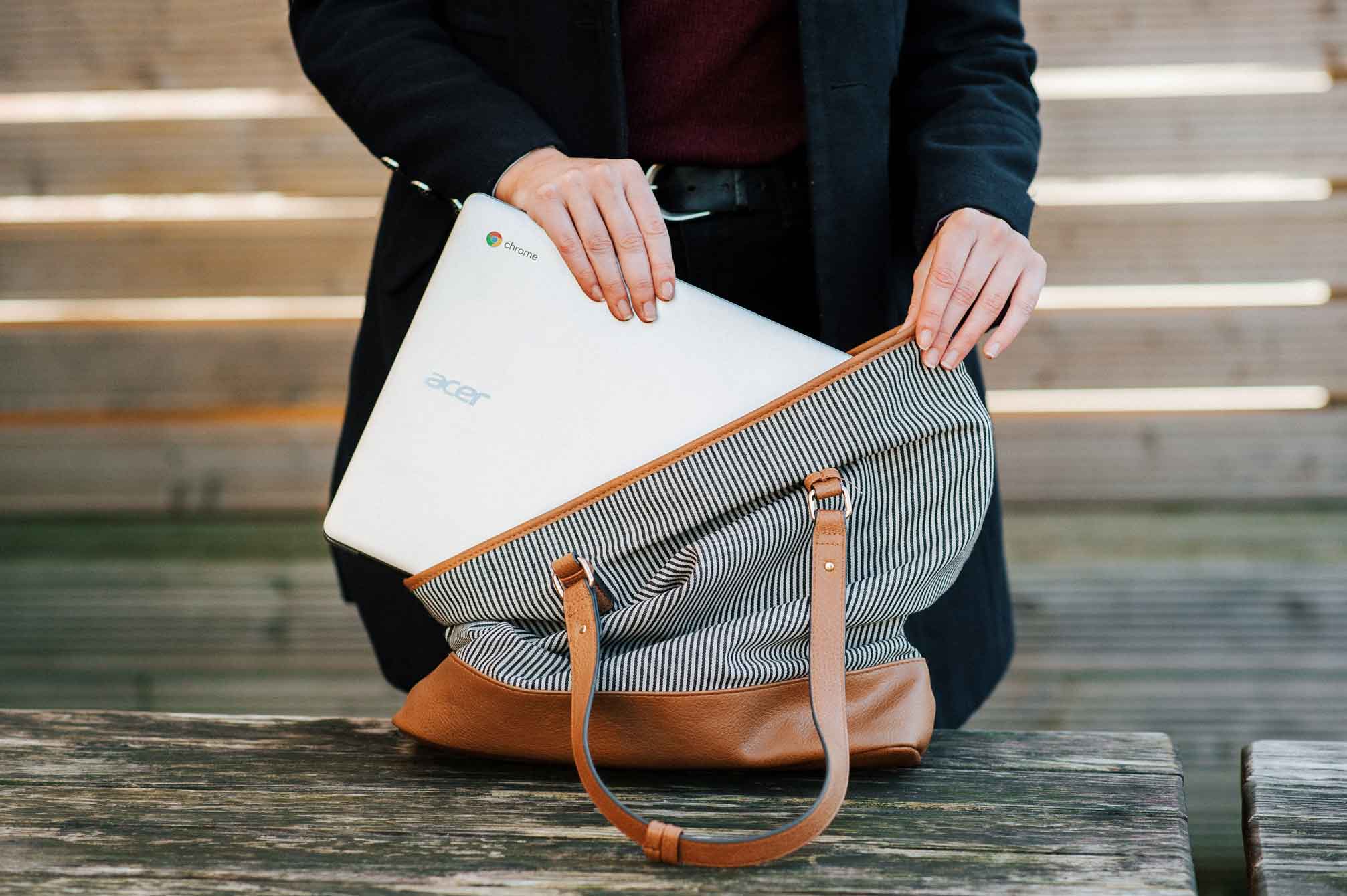 shopping bag per il computer