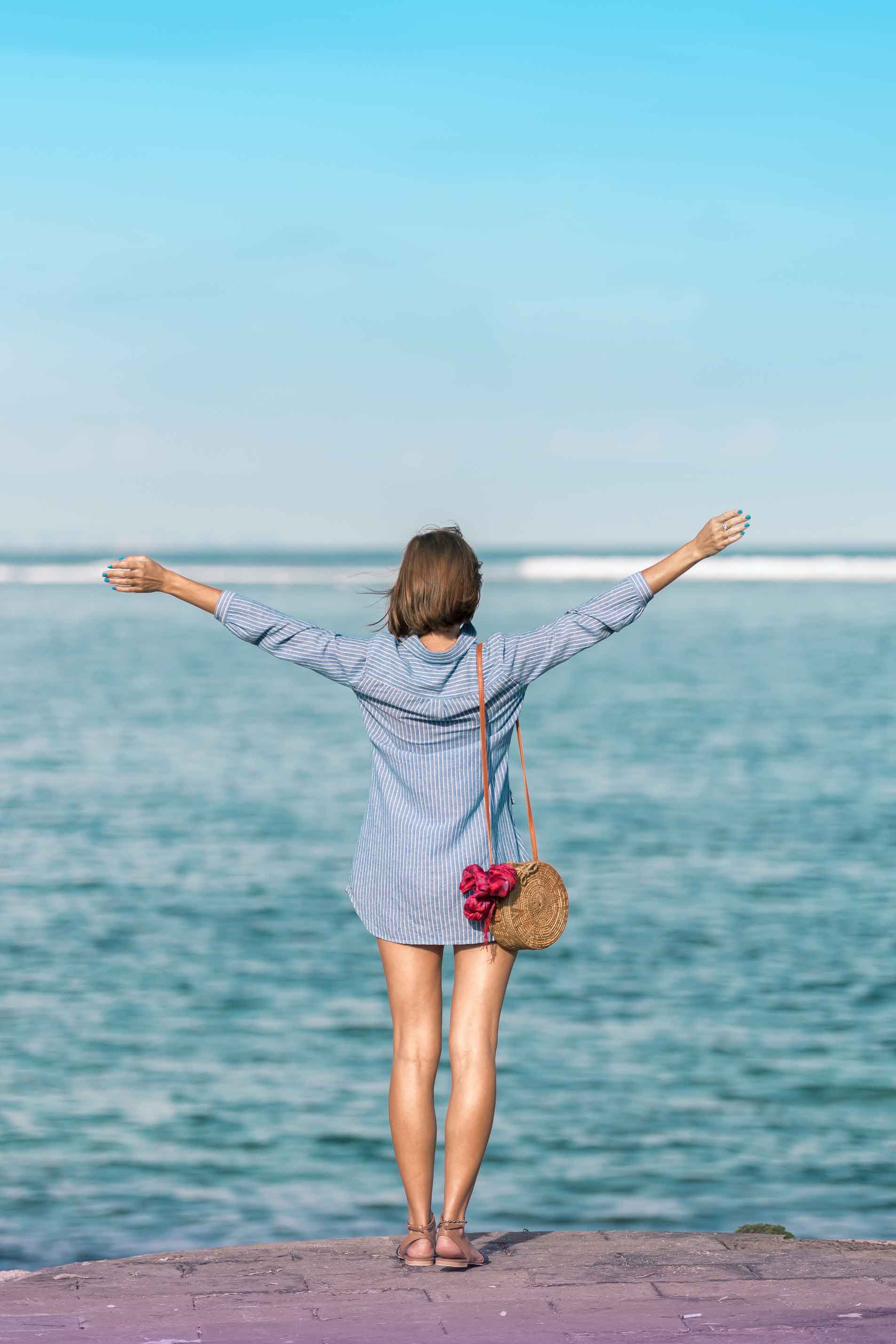 camicia lunga per la spiaggia