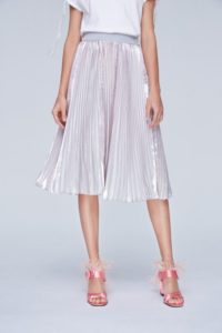 gonne must have gonna midi plissè lamè