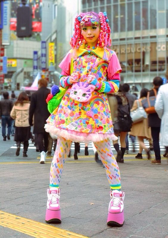 ragazza harajuku a shibuya