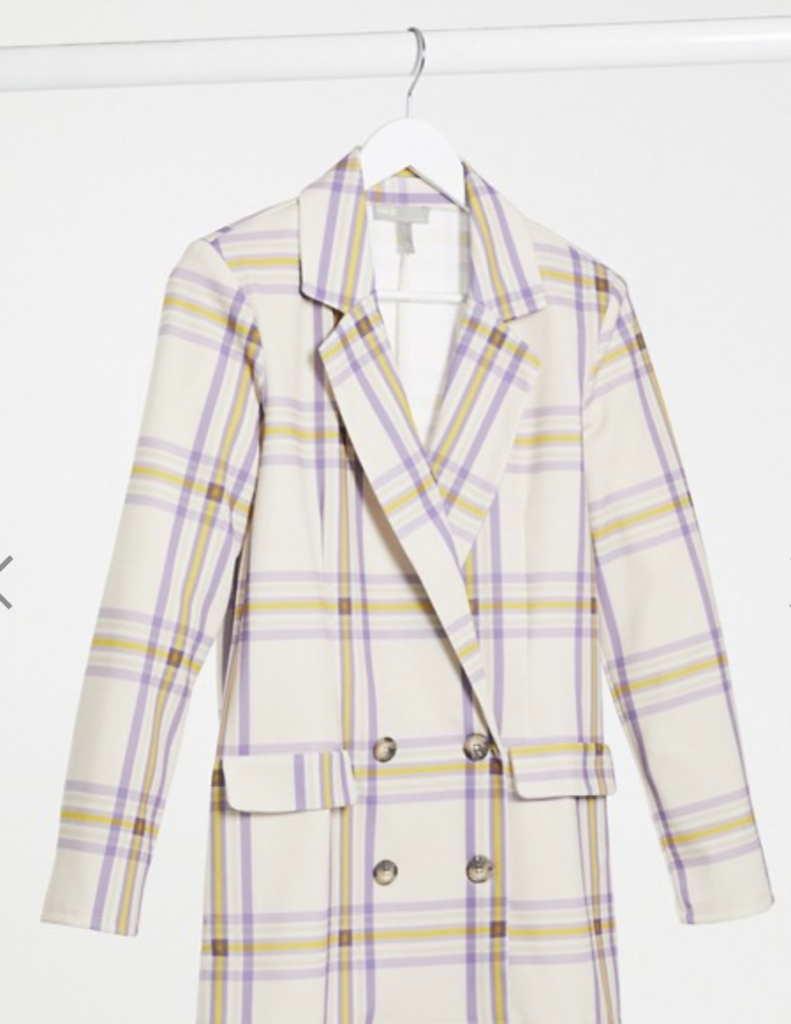 Giacca doppiopetto pastello