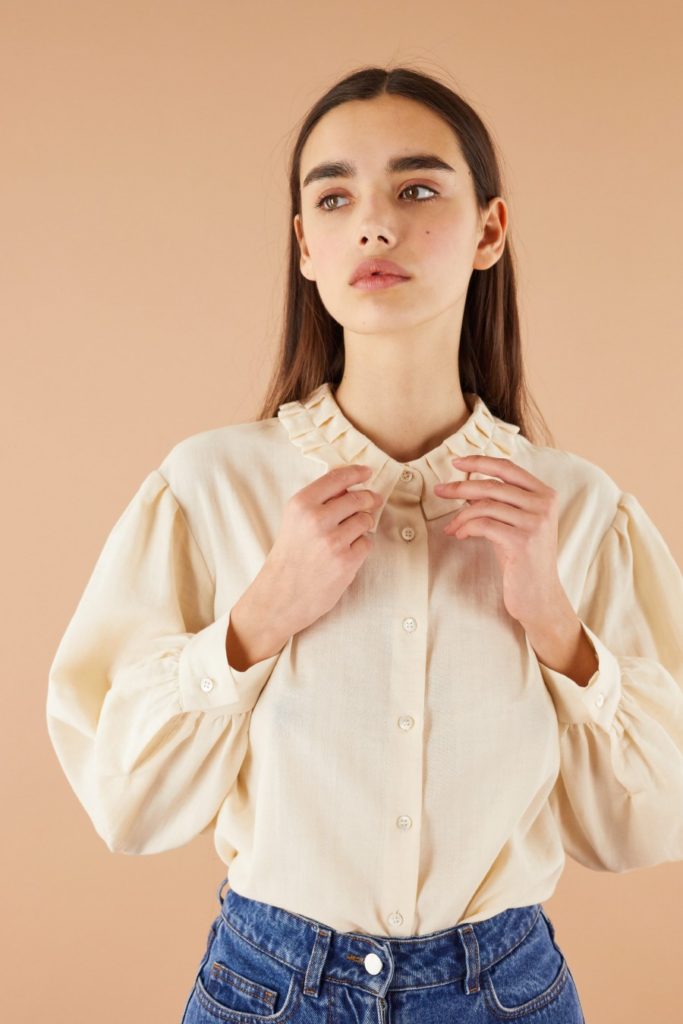 camicetta con colletto