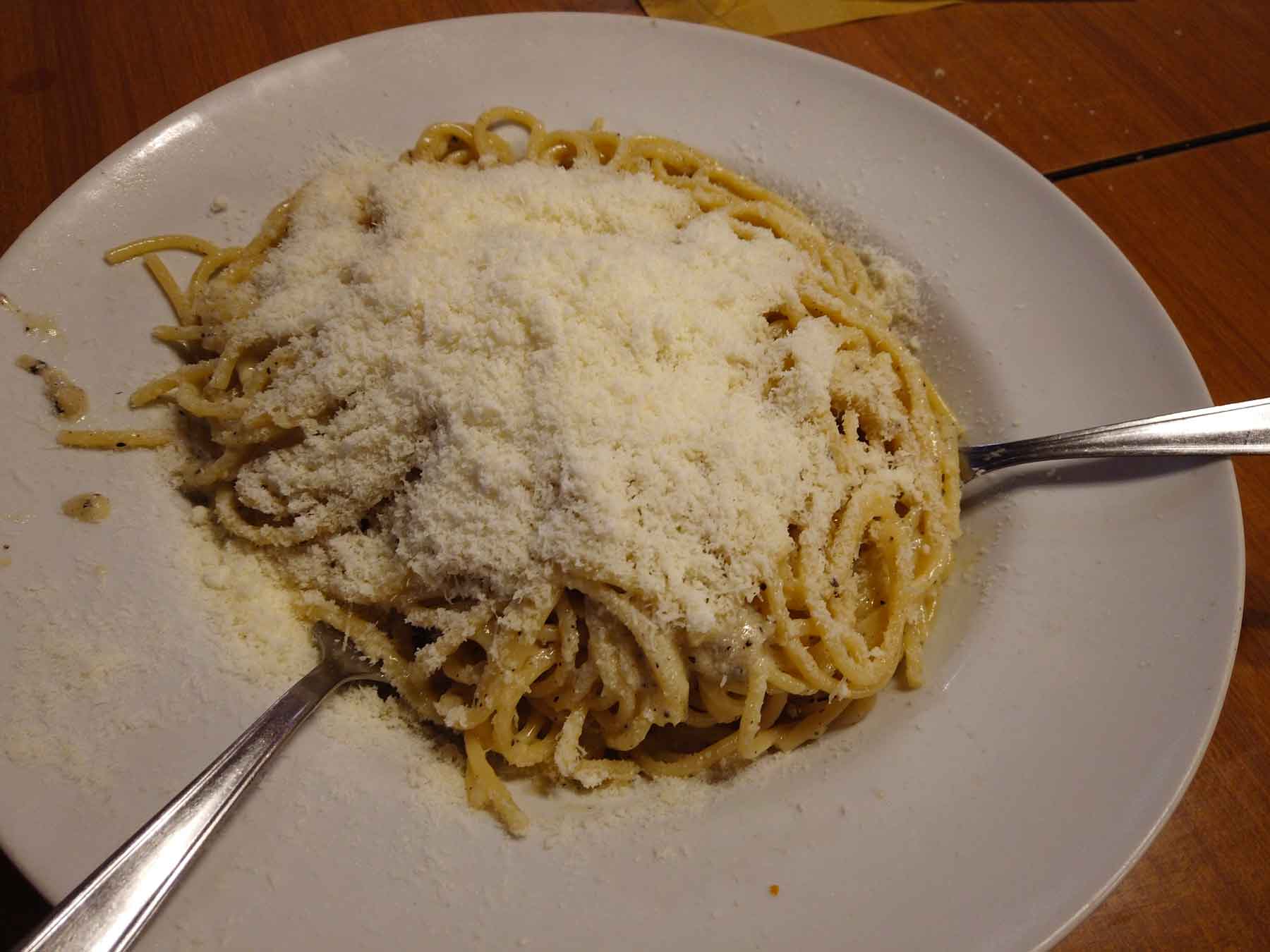 cacio e pepe di Guiduccio