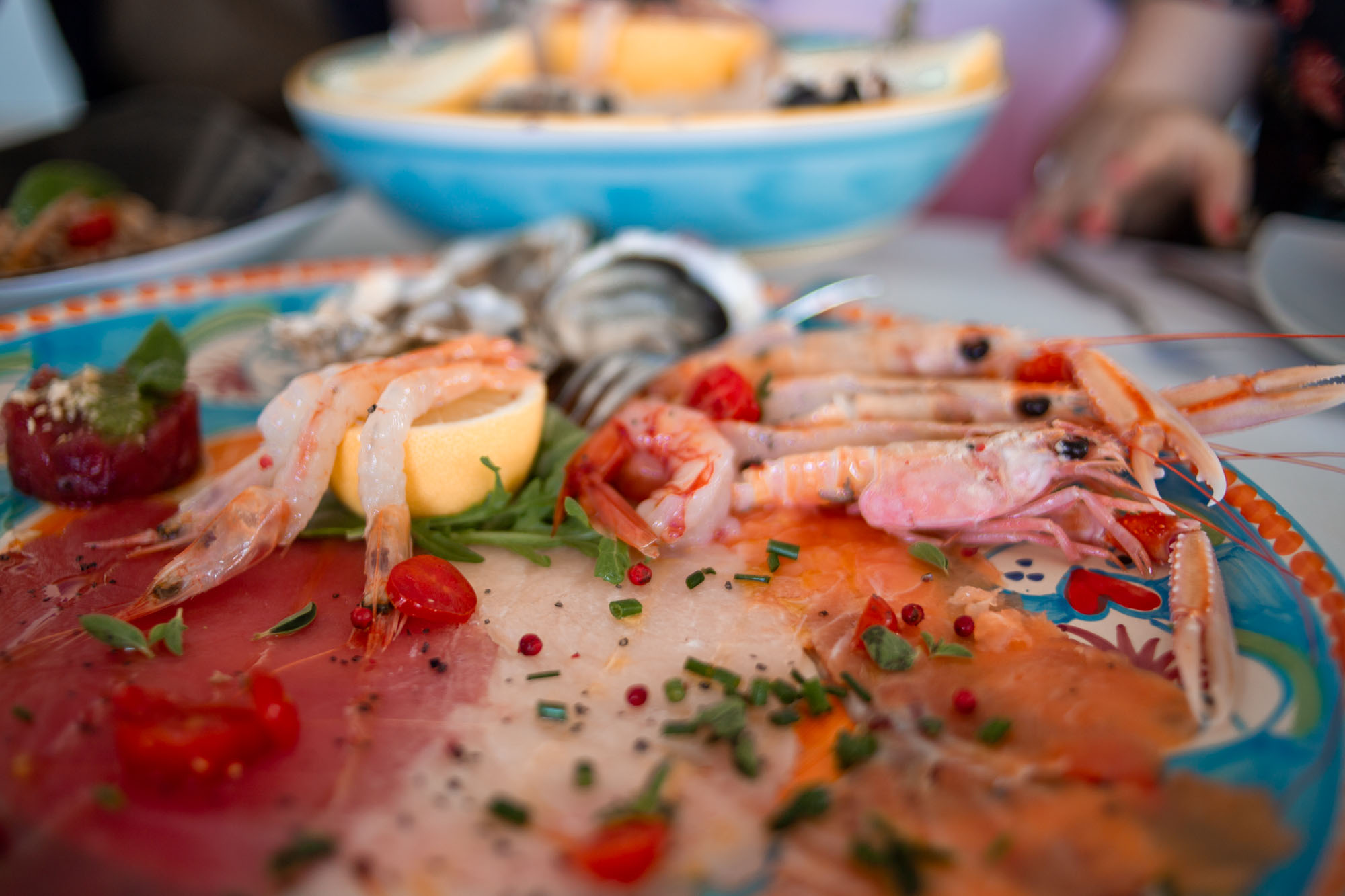 il crudo de L'isola del pescatore