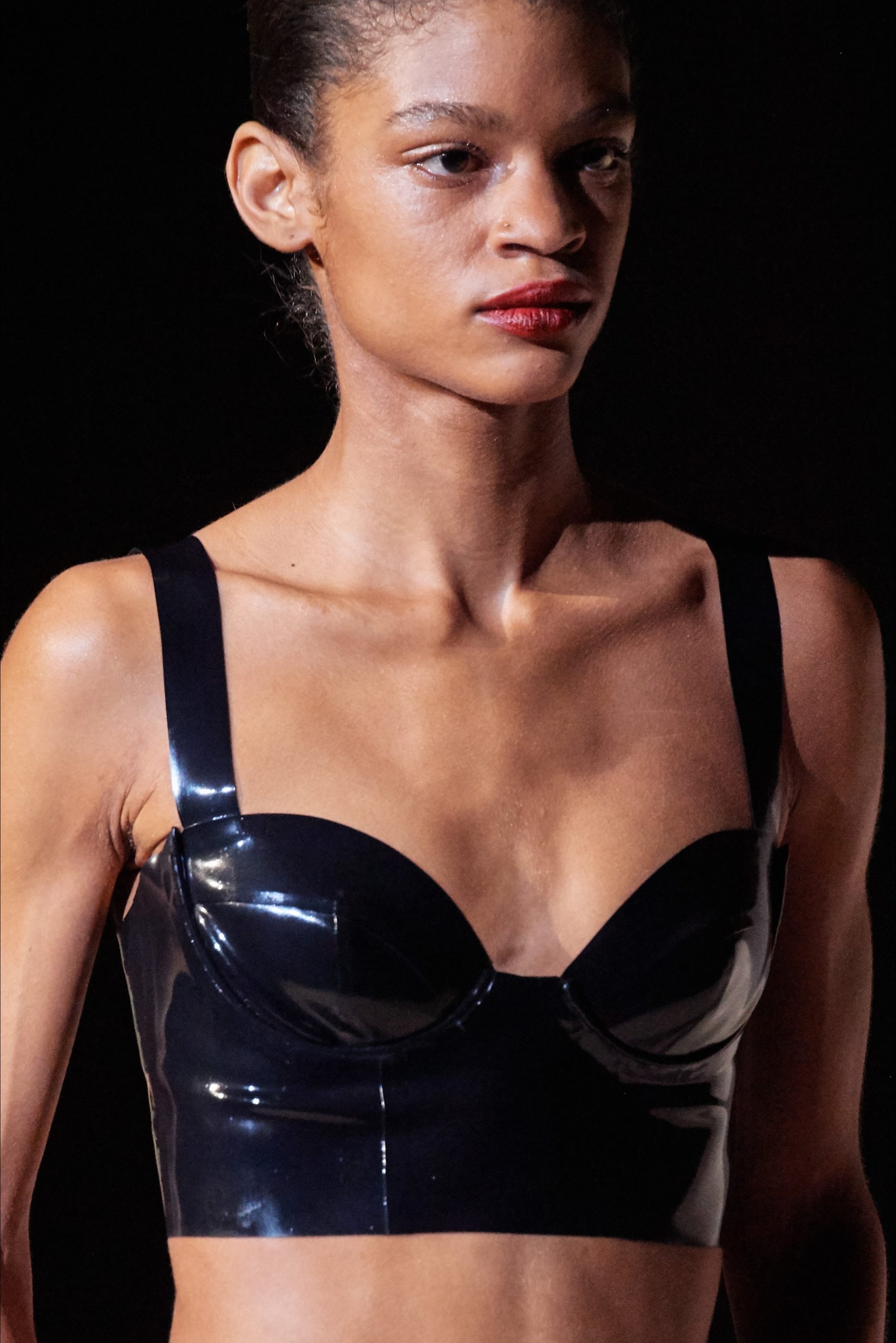 top latex saint laurent