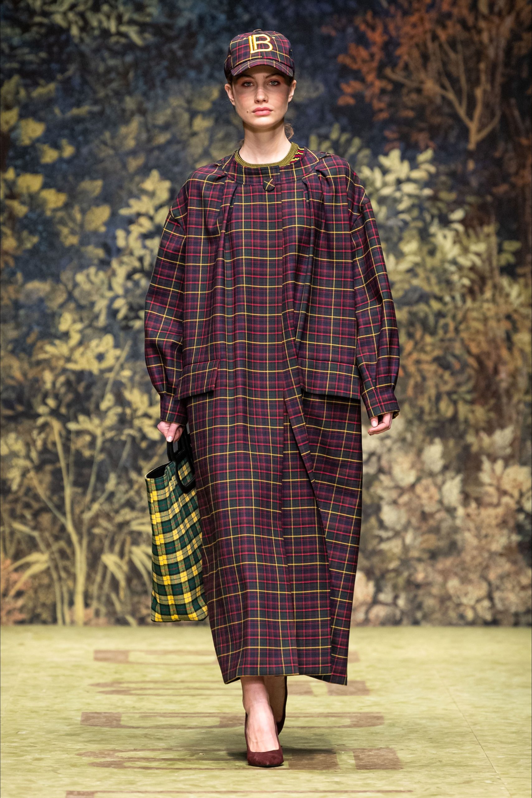 vestito tartan laura biagiotti