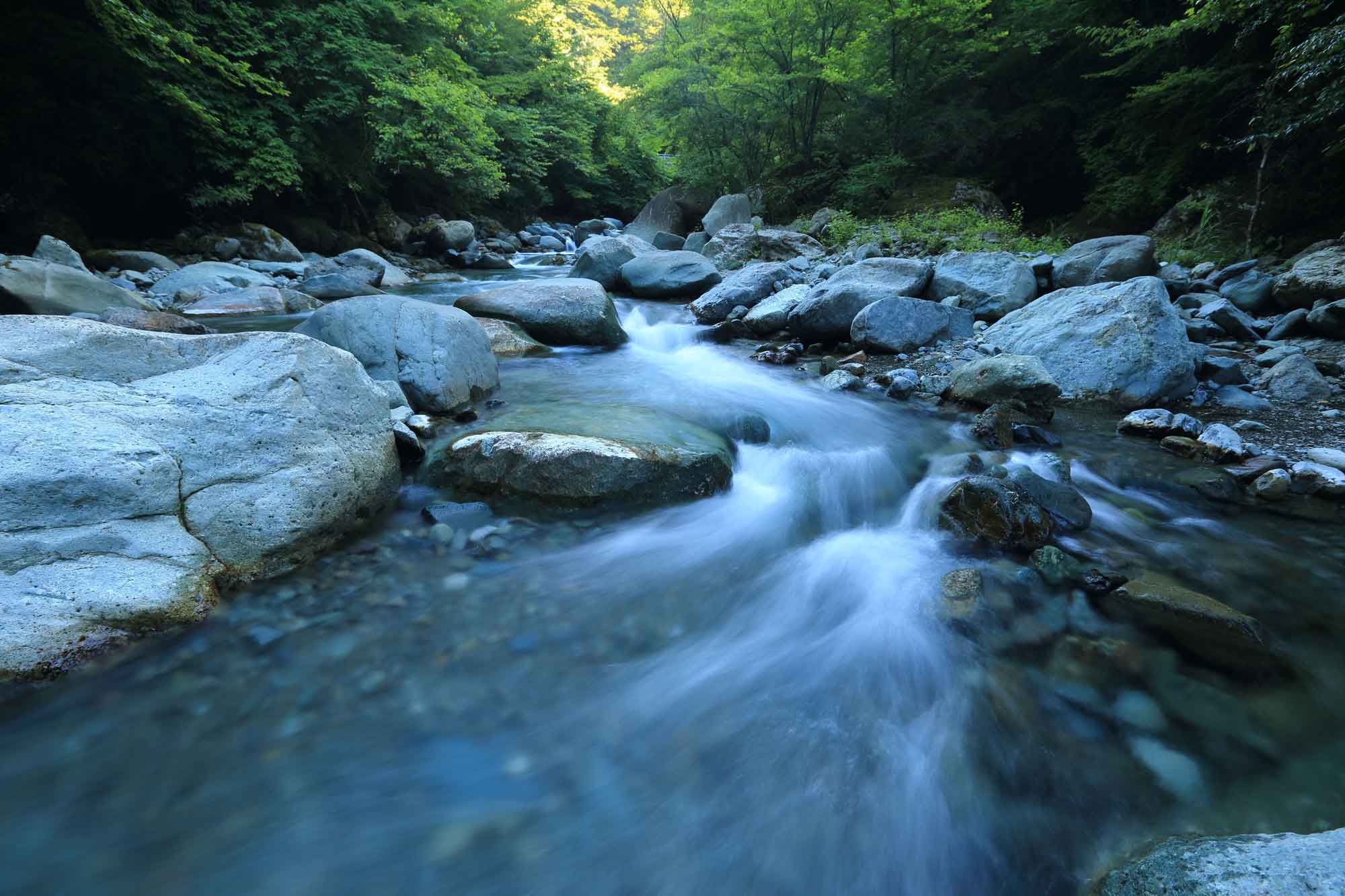 foto artistica con acqua che sembra seta