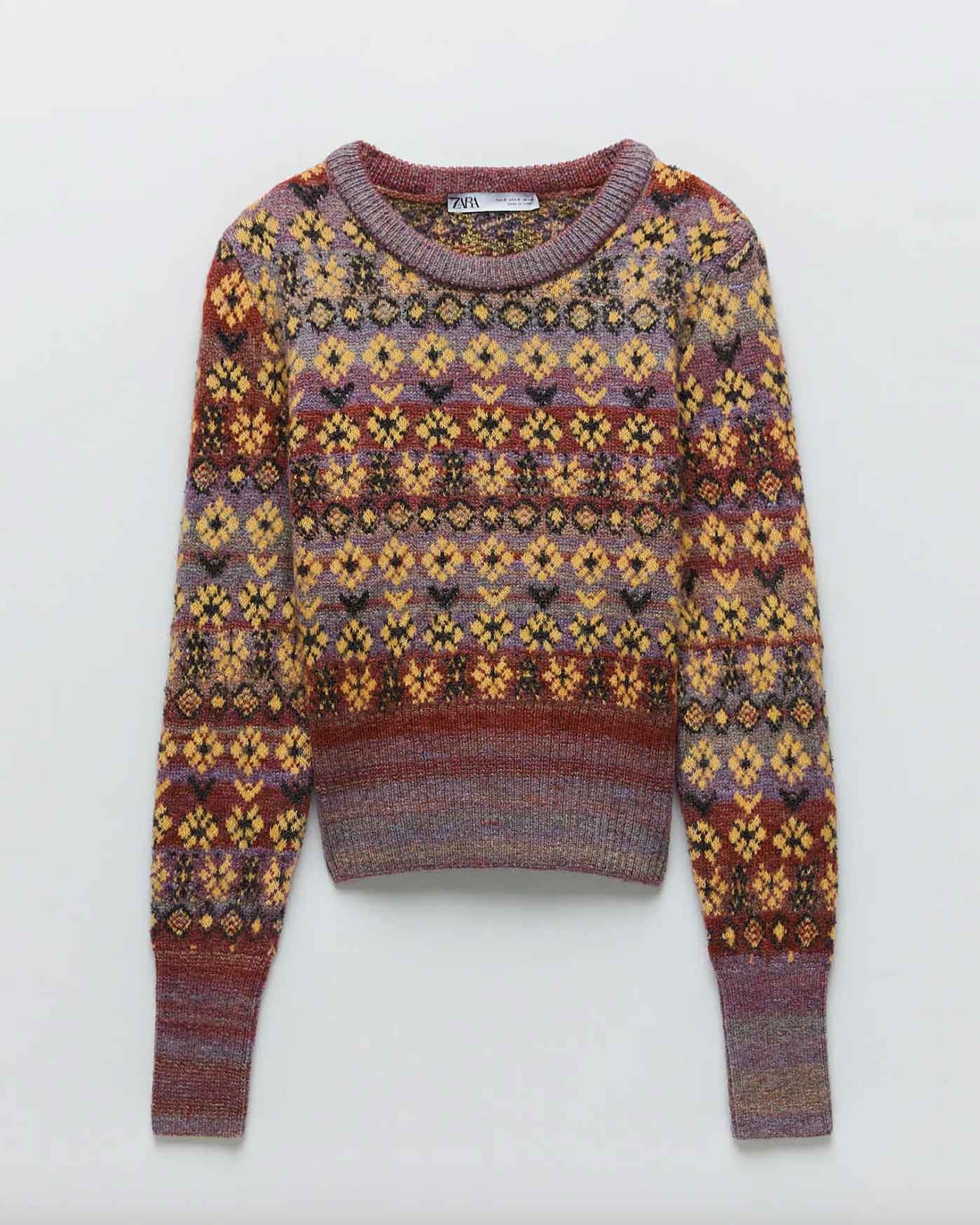 MAGLIA JACQUARD zara