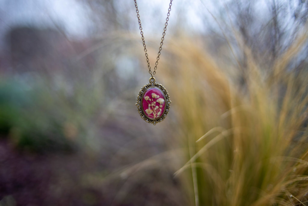 i fiori di vale gioielli di resina con fiori