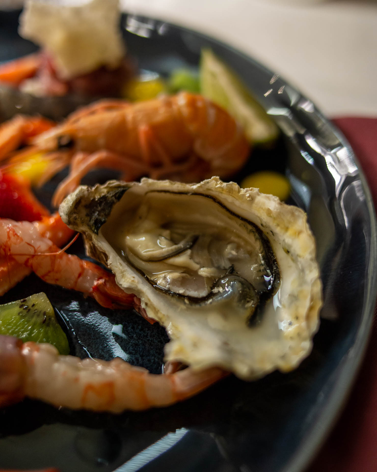 antipasto di crudo di mare di rosso veneziano miglior ristorante pesce pistoia